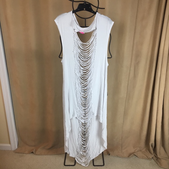 NWT Sleeveless Hi-Lo Dress w/ Slash Detail size 3X - Picture 11 of 16